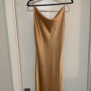 Silk slip dress by Princess Polly